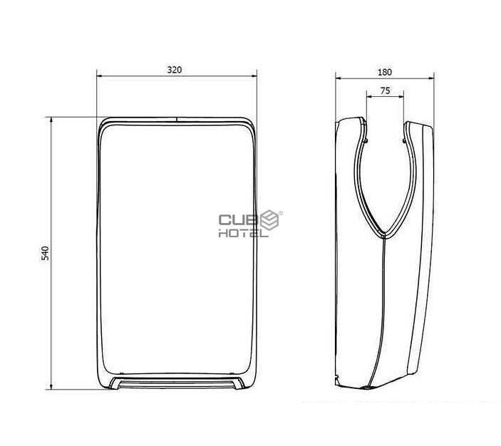 Jet Smart Hand Dryer Black Hepa Filter